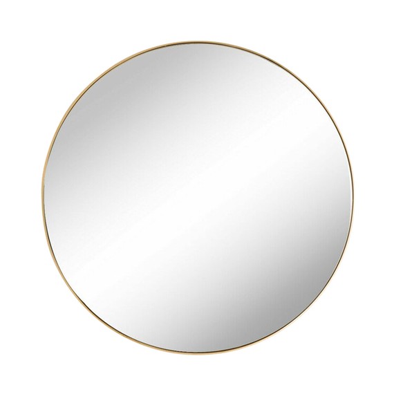 Круглое зеркало в золотой раме D1010